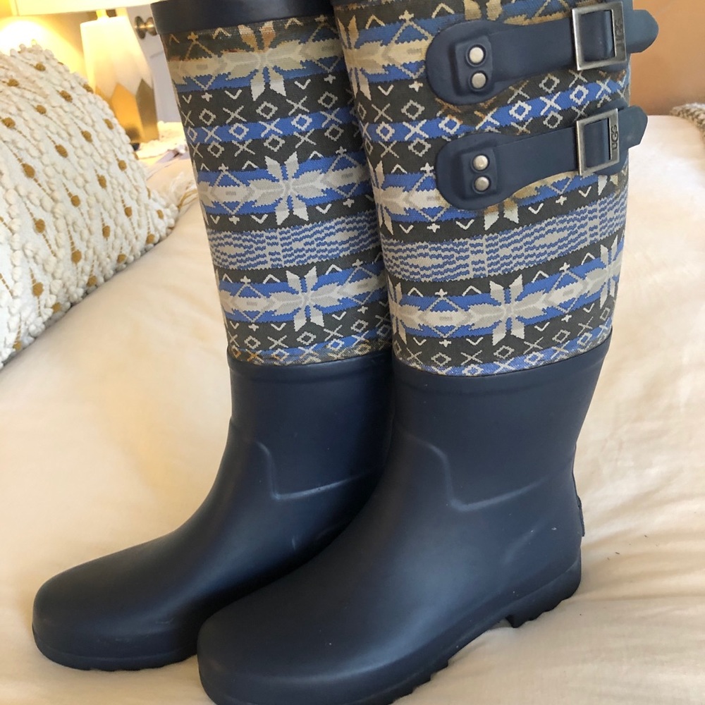 Ugh Rubber/Fabric Winter Boots